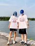 love legend情侶裝夏季短袖t恤2025新款兩件裝潮流一男一女早春學(xué)生班服定制 白男+白女【愛心笑臉】 M 男+S 女 曬單實(shí)拍圖