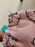 樂(lè )芭鼠女童秋裝套裝2023新款兒童套裝春秋洋氣女小童衣服外套褲子兩件套  粉色（小熊套裝） 100碼  建議2-3歲 (身高95左右) 曬單實(shí)拍圖