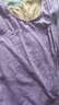 三沙（Sansha）兒童舞蹈服短袖芭蕾舞 連體女童舞蹈練功服 淺紫色-開襠 L  曬單實(shí)拍圖