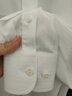 FULL MONTY男士輕商務(wù)DP高支免燙易打理結婚長(cháng)袖襯衫休閑純棉抗皺 大暗扣領(lǐng)-寬人字紋白2626 40 曬單實(shí)拍圖