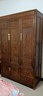 尋古紅木家具非洲雞翅木（學(xué)名：非洲崖豆木）衣柜實(shí)木中式衣帽間大儲物柜三門(mén)衣柜Q 長(cháng)136*寬58*高216cm 曬單實(shí)拍圖