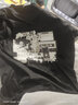 帛米圖（BOMITU）短袖T恤男夏季新款印花寬松休閑簡(jiǎn)約半袖衣服五分袖ins港風(fēng)青少年 黑色 M 曬單實(shí)拍圖