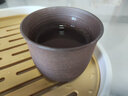 尋一巖礦陶泥功夫茶道品茗杯手工復古陶藝無(wú)釉素燒養生主人茶杯 柴燒巖礦陶土品茗茶杯（一 曬單實(shí)拍圖