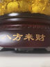 碧琉璃金蟾招財擺件三足金蟬八方來財前臺辦公室裝飾店鋪收銀臺開業(yè)禮物 【順豐到家】八方來財金蟾沙金 大號長35*寬35*高40CM 曬單實拍圖