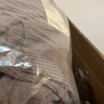 無印良品（MUJI）女式美利奴羊毛可水洗中針距V領開衫針織衫外套上衣 BA1P5A4A 深咖啡棕色 M （160/84A） 曬單實拍圖