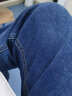 真维斯（Jeanswest）牛仔裤男夏季薄款冰丝修身直筒高端潮牌2024新款男士休闲长裤子男 蓝灰【常规】 29码(2尺2) 实拍图