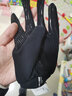 蘭帕達騎行手套秋冬季全指公路自行車(chē)山地抓絨保暖減震單車(chē)男女裝備6066 黑色 XL（建議掌寬10.5CM） 曬單實(shí)拍圖