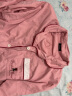 猫人【A级防螨抗菌纯棉】女士睡衣女夏印花简约撞色开衫粉红色XL 实拍图
