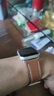 維途（vetoo）Apple watch真皮表帶愛馬仕款男適用于蘋果手表iwatch S8 7 6 5代 棕色單圈 38/40/41MM 曬單實(shí)拍圖
