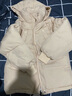 妙奕嘉棉服女秋冬季2024新款女裝外套棉衣棉襖羽絨棉服女士短款高級時(shí)尚 韓版寬松連帽棉服【米色】 M 【建議110-130斤內】 曬單實(shí)拍圖
