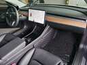 御馬 適用特斯拉Model 3 Y汽車(chē)腳墊YL全包圍2025煥新版Y L地墊X S 【雙層】純黑皮革+灰黑絲圈 特斯拉Model Y 曬單實(shí)拍圖