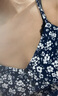 Calvin Klein內(nèi)衣【七夕禮物】女士舒適ck薄襯墊性感蕾絲3/4罩杯文胸QF7504AD FUC-暗海水綠 75B 34B 曬單實(shí)拍圖