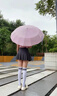 RAINLITE16骨雙龍骨彩膠防曬雨傘女晴雨兩用折疊傘防紫外線(xiàn)抗風(fēng)便攜遮陽(yáng)傘 晴空米蘭-16根雙龍骨-彩膠防曬 曬單實(shí)拍圖