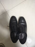 Walker Shop 男士商務(wù)休閑皮鞋【優(yōu)質(zhì)軟牛皮】英倫風(fēng)軟底透氣新款內(nèi)增高鞋 黑色【內(nèi)增高】 40 曬單實(shí)拍圖