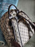 Walker Shop品牌雙肩包女包大容量新款時(shí)尚旅行背包百搭復古印花女士包 咖啡色情人節生日禮物女送女友老婆 曬單實(shí)拍圖