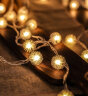 TaTanice  圆球灯串3米20灯 女神节装饰灯串生日礼物彩灯房间氛围装饰暖白 实拍图