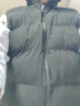 南极人棉马甲男秋冬季男士大码保暖背心加厚羽绒棉外穿马夹休闲中青年 黑色 XL 建议105-120斤 实拍图
