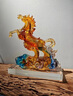 莫尼森（MOREISAN） 琉璃馬到成功馬擺件工藝品辦公室總經(jīng)理老板桌面裝飾品開(kāi)業(yè)禮品 長(cháng)180*寬80*高207mm小號 曬單實(shí)拍圖