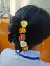松窗夢(mèng)語(yǔ)可愛(ài)卡通餅干抓夾女2024新款高級感發(fā)夾后腦勺春夏鯊魚(yú)夾子頭飾 餅干-黑色抓夾（11cm） 曬單實(shí)拍圖