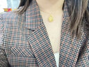 中國(guó)黃金（CHINA GOLD）黃金吊墜女送媽媽禮物足金水滴孔雀尾芳華高貴氣質(zhì)送老婆女友禮物 水滴吊墜（約1.2g） 曬單實(shí)拍圖