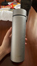 艾曼格純鈦茶水分離保溫杯商務(wù)辦公高檔泡茶師杯子高顏值戶(hù)外便攜 冰晶銀500ml【內外純鈦】 曬單實(shí)拍圖