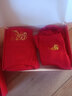 俞兆林【馬年限定】本命年女士?jì)妊澟兠蘅咕d紅色內衣結婚禮物短褲頭 禮盒-2襪子+內褲 2條 XL -建議120-140斤 曬單實(shí)拍圖