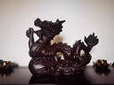MOREISAN黑檀木實(shí)木雕刻龍擺件中式客廳辦公室裝飾品紅木擺件送朋友送客戶生肖龍生日禮物 【手工精雕黑檀】長(zhǎng)度33cm 曬單實(shí)拍圖