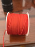 維娜絲紅繩手鏈 編織手繩紅線(xiàn)繩手工diy材料編繩線(xiàn)玉線(xiàn)自編吊墜繩子 曼波繩/紅色/粗1.2mm 1卷 S 曬單實(shí)拍圖