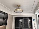 雷士（NVC）吊燈后現(xiàn)代歐美百搭大氣智能LED吊燈具套餐輕奢客廳燈網(wǎng)紅燈飾 清涼【三室兩廳】10頭+風(fēng)扇套餐 曬單實(shí)拍圖