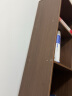 蔓斯菲尔（MSFE） 书架简约落地收纳多功能大容量省空间储物架多层置物书架柜子 【15格加厚】80*24*180cm胡桃色 实拍图