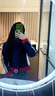 矜持范美式復古字母刺繡短款棒球服外套女2025年秋季新款撞色條紋短上衣 薄款 藏青【無(wú)圖案】現貨速發(fā) M 70100斤 曬單實(shí)拍圖