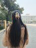 妖嬈貓氣質(zhì)毛絨鈴鐺抓夾秋冬女后腦勺蝴蝶結(jié)流蘇發(fā)夾優(yōu)雅飾送女生實用 毛絨抓夾【米色】 適合送女孩浪漫驚喜禮物 曬單實拍圖