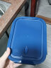 欣美雅（xinmeiya）上班族微波炉饭盒可加热玻璃饭盒保鲜盒碗便当盒分格餐盒保温饭盒 【大容量】1060ml+ 1060ml 实拍图