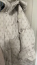 波司登（BOSIDENG）【反季】羽絨服女中長(zhǎng)款脫卸帽加厚新國(guó)標(biāo)90絨商場(chǎng)同款修身外套 米卡其愛(ài)心印花9W40 S 160/84A 體重約110-130斤 曬單實(shí)拍圖