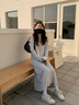 覓橘香秀同款防曬衣長袍款可拆卸帽檐原紗型女防曬服薄MIEJUA涼感C 長袍款遠山灰 均碼 F(適合175cm以下160斤以下) 曬單實拍圖