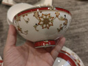 唐帕（TANGPA）盤子碗套裝紅色新婚禮物喬遷新居高端送禮結(jié)婚送朋友搬新家禮品 健康高溫瓷40頭夢(mèng)里花結(jié)婚送禮 曬單實(shí)拍圖