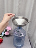 ASEBLARM漏斗過濾網(wǎng)山泉水過濾漏斗400目白酒過濾網(wǎng)泡酒過濾器不銹鋼漏斗 304漏斗+450目(升級版)濾盤1個 曬單實拍圖