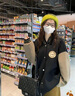 乖米豆美式復(fù)古寬松黑色夾克棒球服外套女夏秋季2024新oversize上衣 黑色 XL 【120-130斤】 曬單實(shí)拍圖