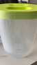 茶花（CHAHUA）茶花冷水瓶 塑料大容量透明涼水杯涼水瓶果汁壺冷飲瓶 【2.2L】?jī)?yōu)樂(lè)涼水壺L-透明綠 曬單實(shí)拍圖