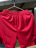 KRAG運動(dòng)套裝男跑步健身訓練服夏季短袖晨跑上衣羽毛球足球服運動(dòng)套裝 紅色 L碼 曬單實(shí)拍圖