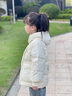 波司登（BOSIDENG）冬季羽絨服兒童短款連帽加厚新國標90絨商場(chǎng)同款時(shí)尚外套 【店長(cháng)推薦】戚風(fēng)米7A27 130 /64 曬單實(shí)拍圖
