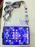 雅綠格手提硅膠iPad11 A16新款mini7/mini6平板保護套iPod第六代mimi5防摔保護殼360度旋轉迷你4ipd庫洛 淺紫色-趴趴庫洛米【360旋轉】+鋼化膜+掛繩 iPad mini 曬單實(shí)拍圖