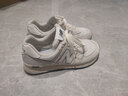 NEW BALANCE男女休閑鞋 時(shí)尚復(fù)古574系列緩震舒適低幫運(yùn)動(dòng)鞋子 灰白 39.5 曬單實(shí)拍圖