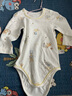 貝瑞加（Babyprints）嬰兒連體衣寶寶長(cháng)袖包屁衣新生兒爬服純棉三角哈衣四季內衣松鼠80 曬單實(shí)拍圖