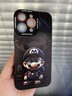 爵誠適用于蘋(píng)果17/16Promax手機殼樹(shù)脂硅膠全包邊iPhone15/14潮牌時(shí)尚鏡頭圈保護套防摔后殼軟殼 【鏡框馬里奧】石墨黑 蘋(píng)果15Promax 曬單實(shí)拍圖