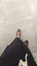 啄木鳥單鞋女法式晚風(fēng)感溫柔森女單鞋瑪麗珍平底小皮鞋日常淺口方頭 卡其色 37 曬單實(shí)拍圖