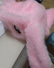 藝樂(lè )坊一捏耳朵會(huì )動(dòng)的帽子兔子玩具毛絨兔頭兔耳朵帽子兒童 粉玉桂狗【加厚圍巾一體帽】 均碼【3-6歲】 曬單實(shí)拍圖