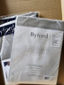 百富（BYFORD）男士打底T恤棉圓領(lǐng)短袖螺紋打底衫休閑寬松百搭內衣男MW8841 MW8841淺灰色 XL 曬單實(shí)拍圖