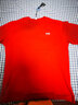 JEEP SPIRIT吉普短袖T恤男袖2022夏季韓版純色短袖男士寬松百搭上衣圓領(lǐng)男裝 紅色 2XL 曬單實(shí)拍圖