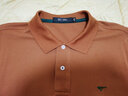 七匹狼長(cháng)袖T恤男士翻領(lǐng)抗菌恒溫固色多彩小狼標商務(wù)休閑透氣POLO上衣 曬單實(shí)拍圖